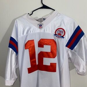 Tom Brady Patriots White Throwback Jersey